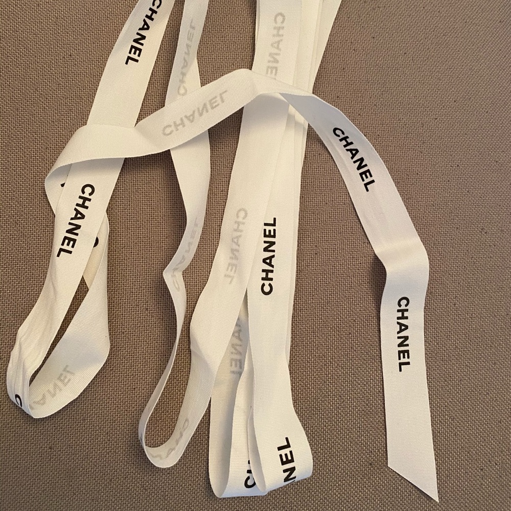 Chanel ribbon gift box ribbon